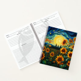 Sunflowers Notitieboek