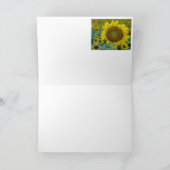 Sunflowers Notitiekaartje (Binnen)