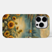 Sunflowers on the Lake Case-Mate iPhone Case (Achterkant (horizontaal))