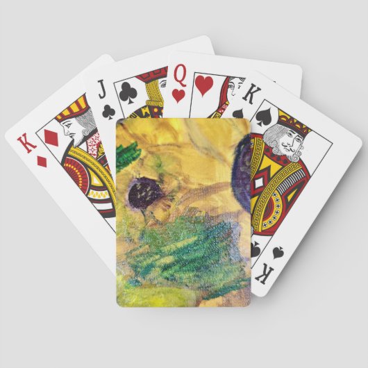 Sunflowers Pokerkaarten (Achterkant)