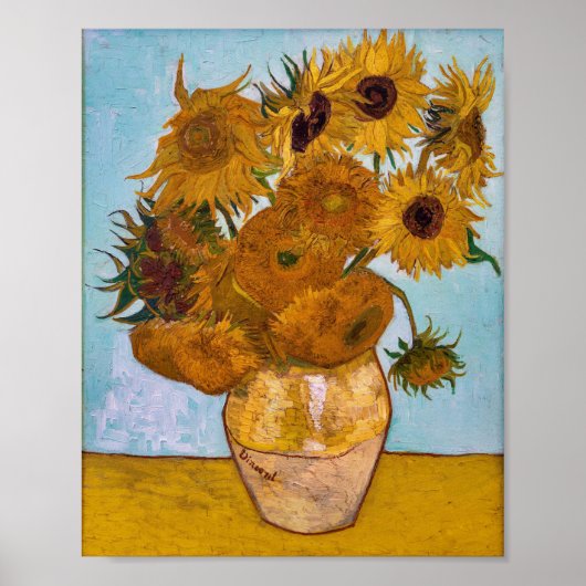Sunflowers  poster (Voorkant)