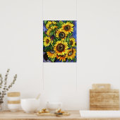 Sunflowers Poster (Keuken)
