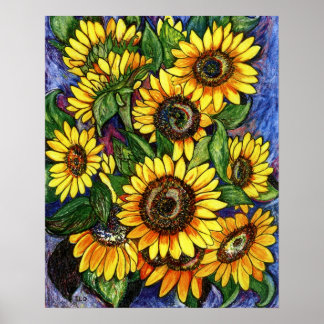 Sunflowers Poster
