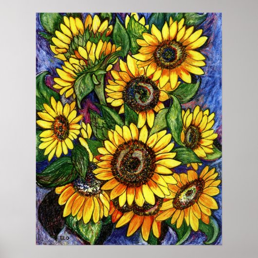 Sunflowers Poster (Voorkant)