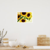 SUNFLOWERS POSTER (Keuken)