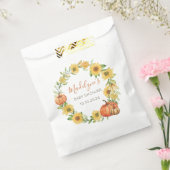 Sunflowers & Pumpkins fall Bedankzakje (Gezegeld)