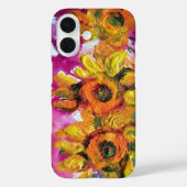 SUNFLOWERS Rustic Countryside, Yellow Floral Case-Mate iPhone Case (Achterkant)