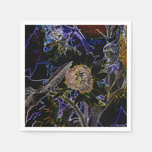 SUNFLOWERS SERVETTEN (Voorkant)