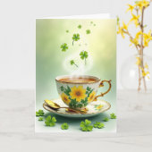 Sunflowers Tea Happy Day Card Kaart (Gele Bloem)