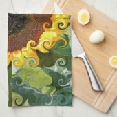 SUNFLOWERS THEEDOEK (Quarter Fold)