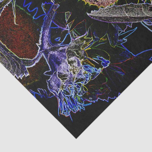 SUNFLOWERS TISSUEPAPIER (Detail)