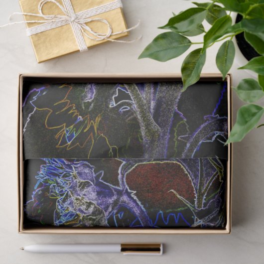 SUNFLOWERS TISSUEPAPIER (Geschenk)