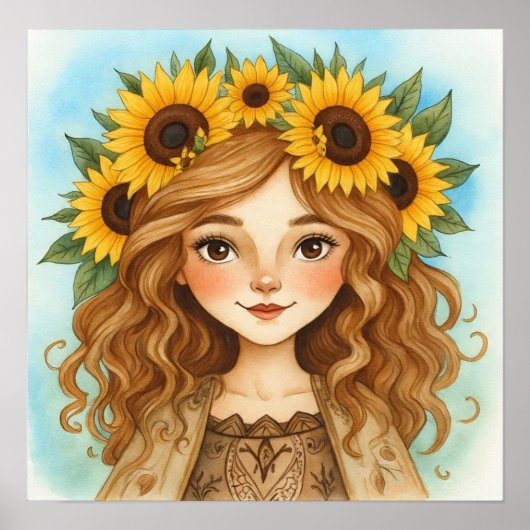 SunFlowerWitch Poster (Voorkant)