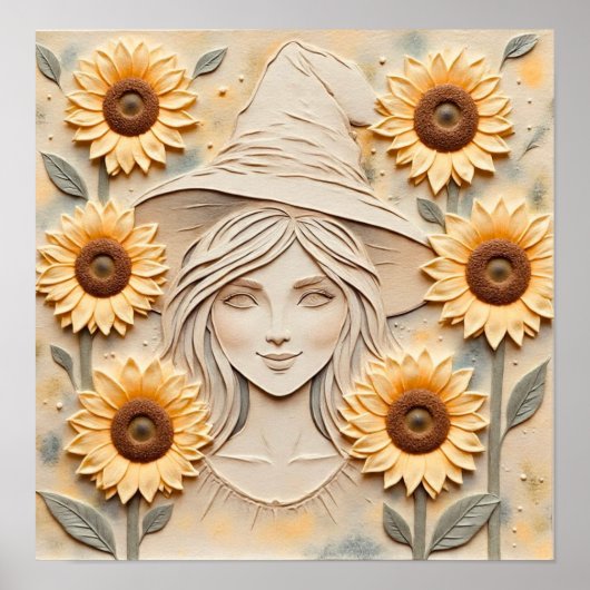 SunFlowerWitch Poster (Voorkant)