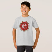 Sunflowery Flair Red- E T-shirt (Voorkant volledig)