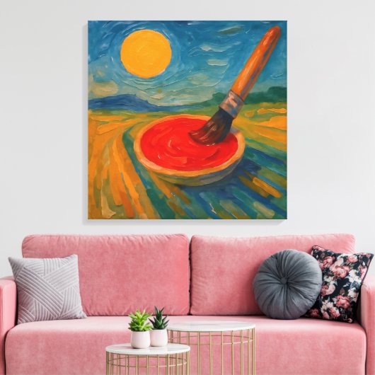 Sunfruit Dreams Canvas Afdruk (Insitu (Woonkamer))