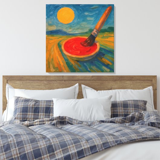 Sunfruit Dreams Canvas Afdruk (Insitu (Slaapkamer))