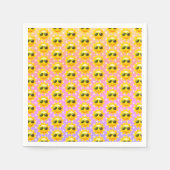 Sunglasses On Sun with Polka Dot Background Servet (Voorkant)