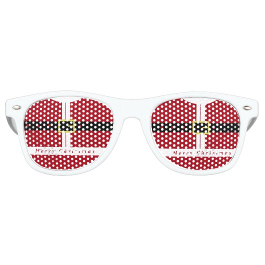 Sunglasses van de Kerstman Retro Zonnebril (Voorkant)