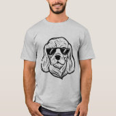 Sunglazen Cool Dog T-shirt (Voorkant)