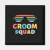 Sungles Groom Squad Joke Crew Getaway Wedding Fun Magneet (Voorkant)