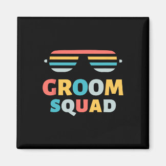 Sungles Groom Squad Joke Crew Getaway Wedding Fun Magneet