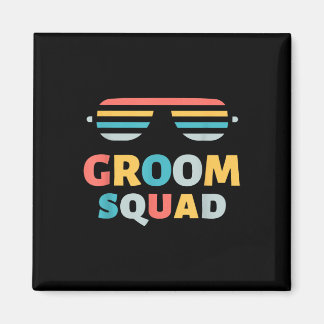 Sungles Groom Squad Joke Crew Getaway Wedding Fun Magneet