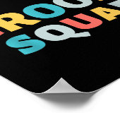 Sungles Groom Squad Joke Crew Getaway Wedding Fun Poster (Hoek)