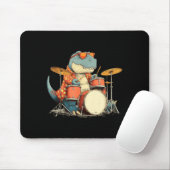 Sungles Rockstar Dinosaur With Cool Drums Costume Muismat (Met muis)