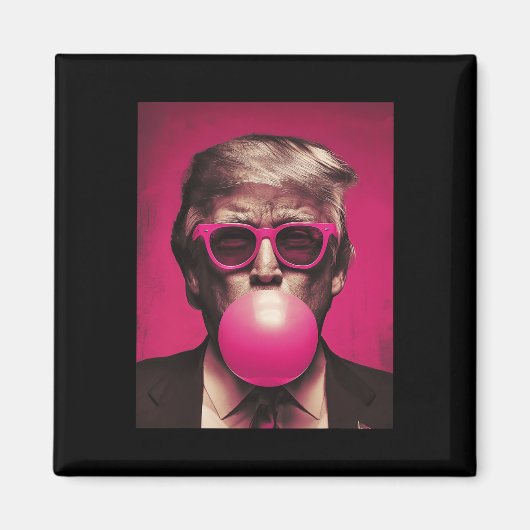 Sungles Trump Bubble Gum Magneet (Voorkant)