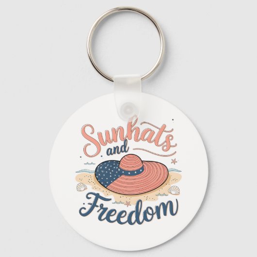 Sunhats en Patriottische Vrijheid Sleutelhanger (Voorkant)