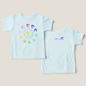 Sunheart Peuter T-shirt (Ontwerp Voorkant & Achterkant)