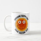 Sunhine Happy Face Personalized Custom Mug Koffiemok (Links)
