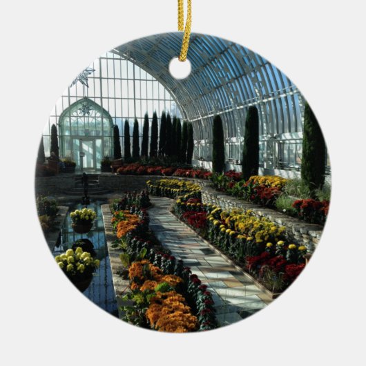 Sunken Garden Room, Como Conservatory, Minnesota Keramisch Ornament (Voorkant)