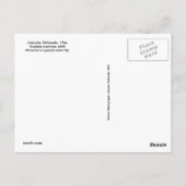 Sunken Gardens Paars Water Lily 2008 #3 03 Briefkaart (Achterkant)