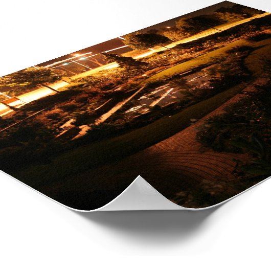 Sunken Gardens Poster (Hoek)