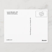 Sunken Gardens roze waterlelie 10 Briefkaart (Achterkant)