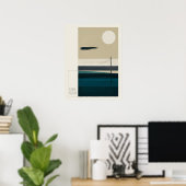 Sunken Meadow Kings Park Long Island Natuur Scene Poster (Thuiskantoor)