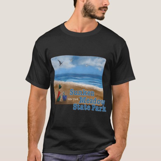 Sunken Meadow State Park Nieuw T-shirt (Voorkant)