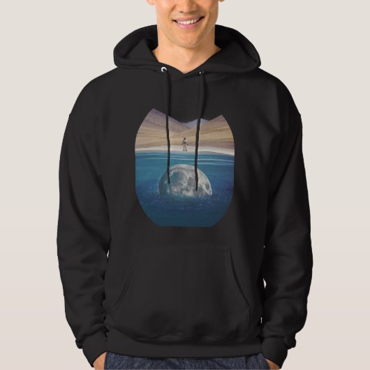 Sunken Moon Lonely Astronaut Hoodie (Voorkant)