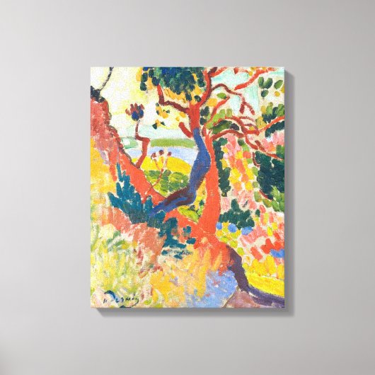 Sunken Path, L'Estaque | Andre Derain | Canvas Afdruk (Voorkant)