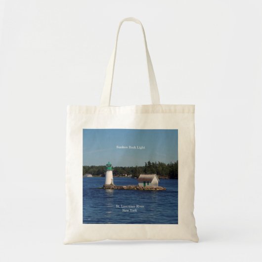 Sunken Rock Light canvas tas (Voorkant)