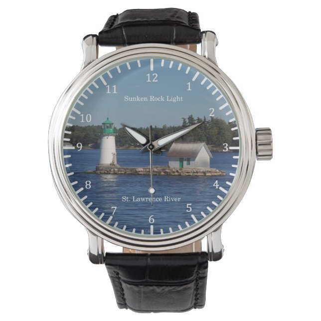 Sunken Rock Light-wacht Horloge (Voorkant)