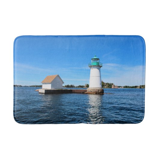 Sunken Rock Lighthouse, New York Bath Mat (Voorkant)