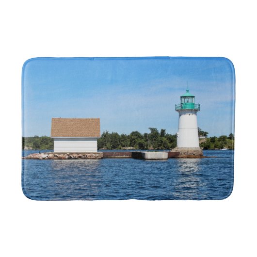 Sunken Rock Lighthouse, New York Bath Mat (Voorkant)