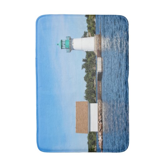 Sunken Rock Lighthouse, New York Bath Mat (Voorkant Verticaal)
