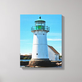 Sunken Rock Lighthouse, New York Canvas Print
