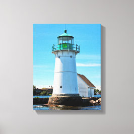 Sunken Rock Lighthouse, New York Canvas Print
