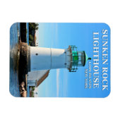 Sunken Rock Lighthouse, New York Flexi Magnet Magneet (Horizontaal)