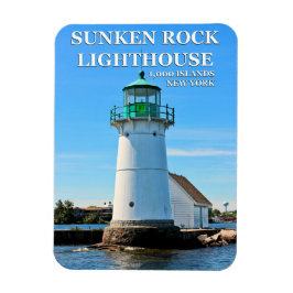 Sunken Rock Lighthouse, New York Flexi Magnet Magneet